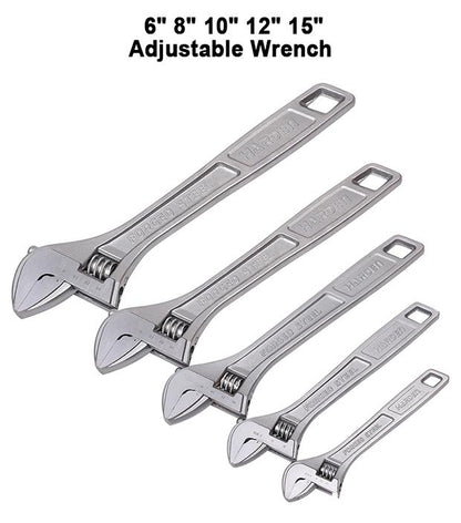 Chave Ajustável HARDEN 6″, 8″, 10″, 12″ e 15″ – Aço Carbono Forjado e Cromado