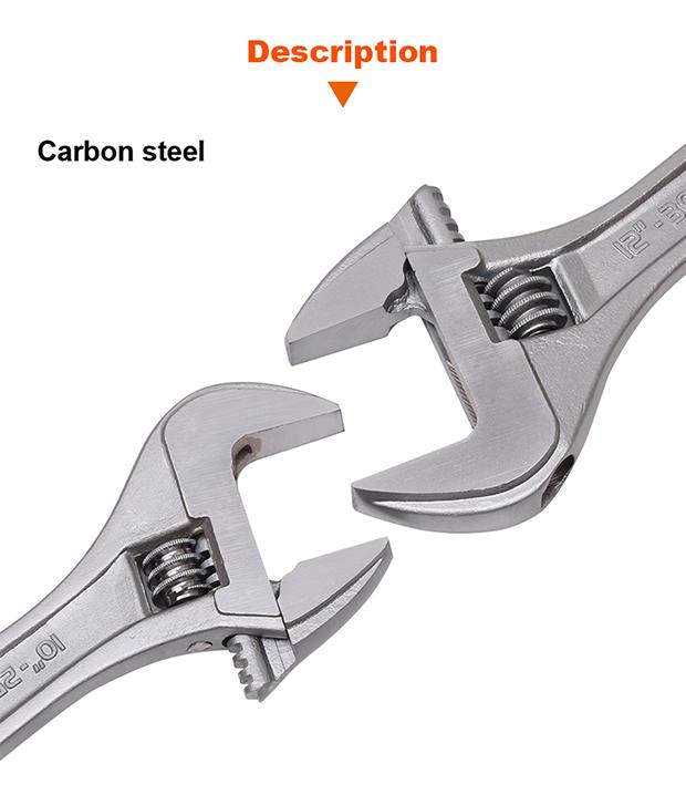 Chave Ajustável HARDEN 6″, 8″, 10″, 12″ e 15″ – Aço Carbono Forjado e Cromado