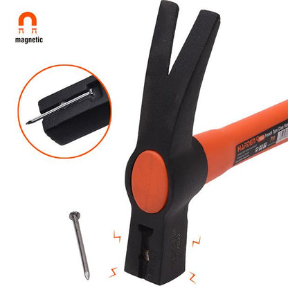 Martelo de Unha Magnético 700 g HARDEN – Cabeça Forjada em Aço e Cabo em Fibra de Vidro