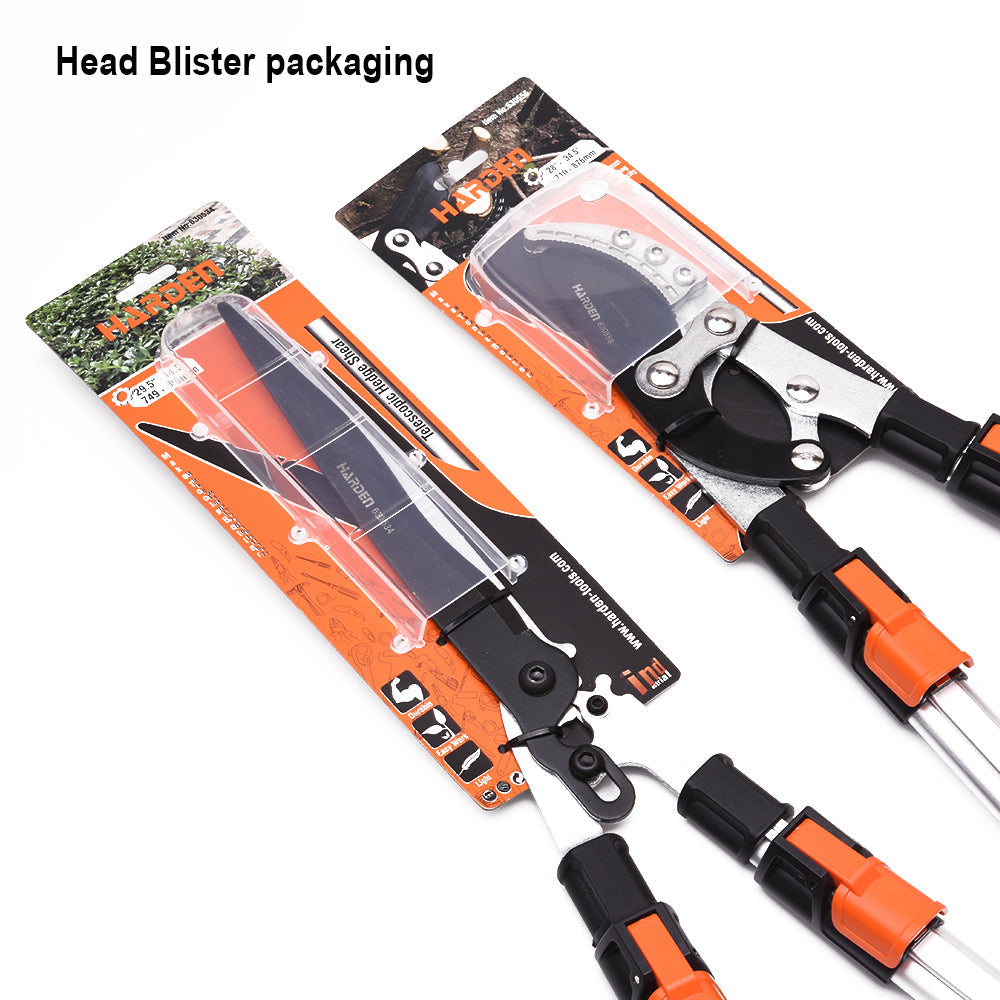 Podão de Poda Telescópico HARDEN 711–876 mm (28–34,5”) Tipo Bigorna em Alumínio