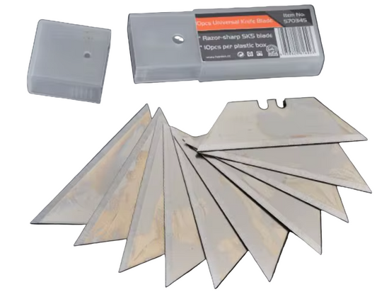 Lâminas de Estilete HARDEN 18 mm (10 Peças) – Corte Preciso e Alta Durabilidade