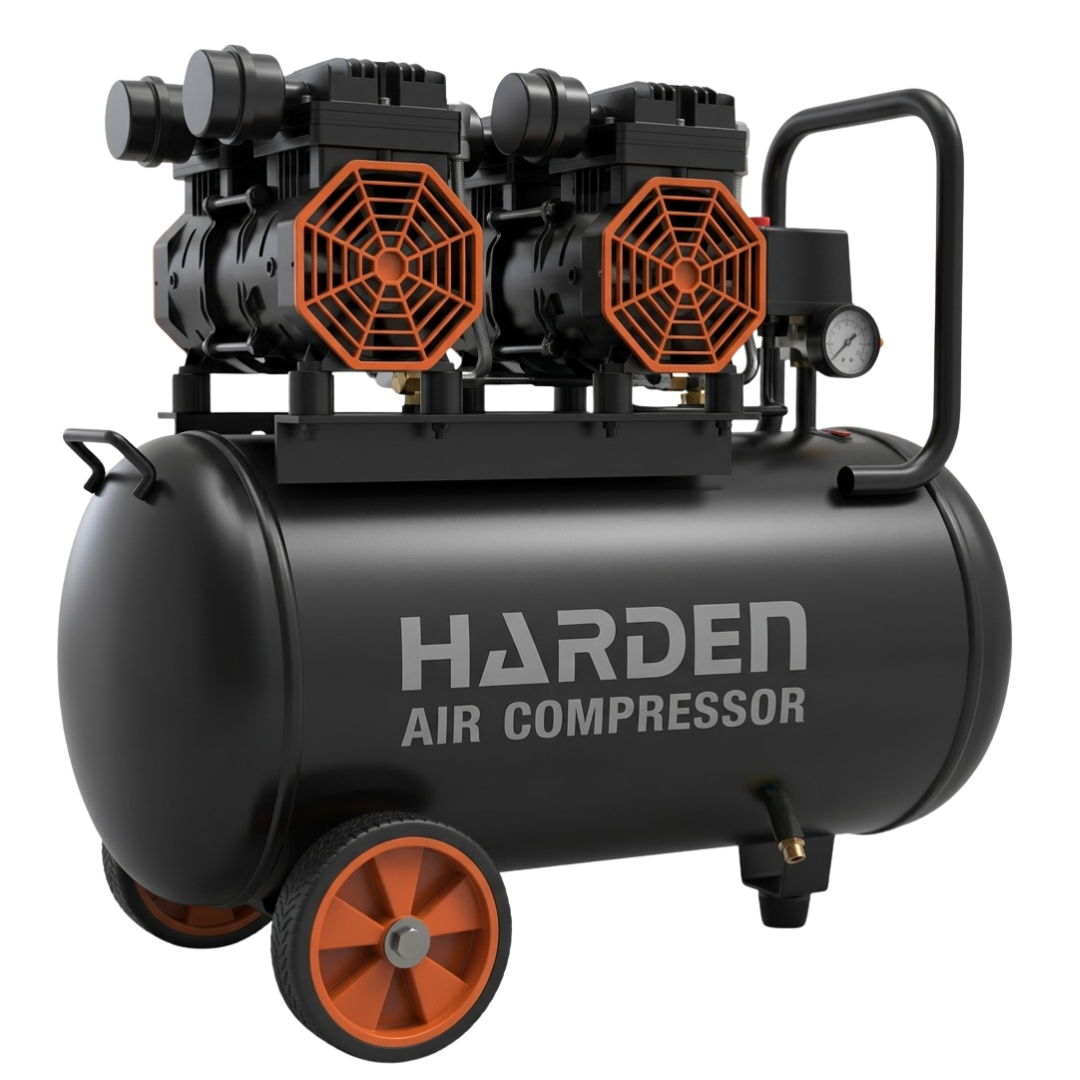 Compressor de Ar Isento de Óleo 50 Litros 2600W 3,6HP 220V