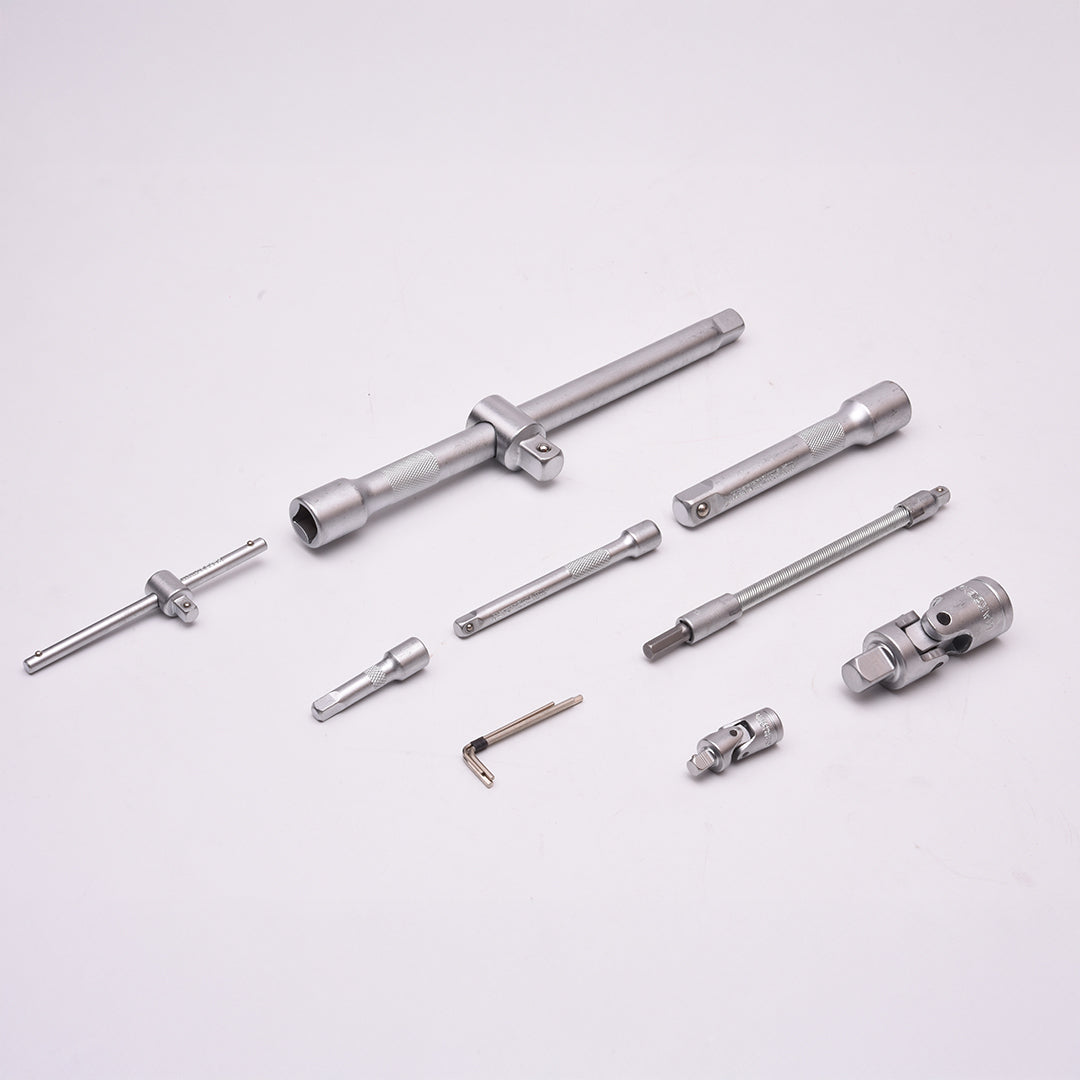 Jogo de Soquetes 94 Peças HARDEN – Conjunto Profissional 1/2" e 1/4" para Manutenção e Construção