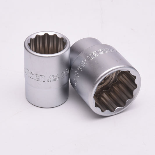 Jogo de Soquetes 27 Peças 3/4" HARDEN em Aço CrMo – Profissional e Resistente