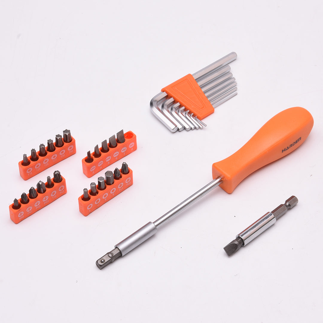 Kit Ferramentas Impacto 75 Peças HARDEN – Furadeira de Impacto 710W, Brocas e Acessórios Profissionais