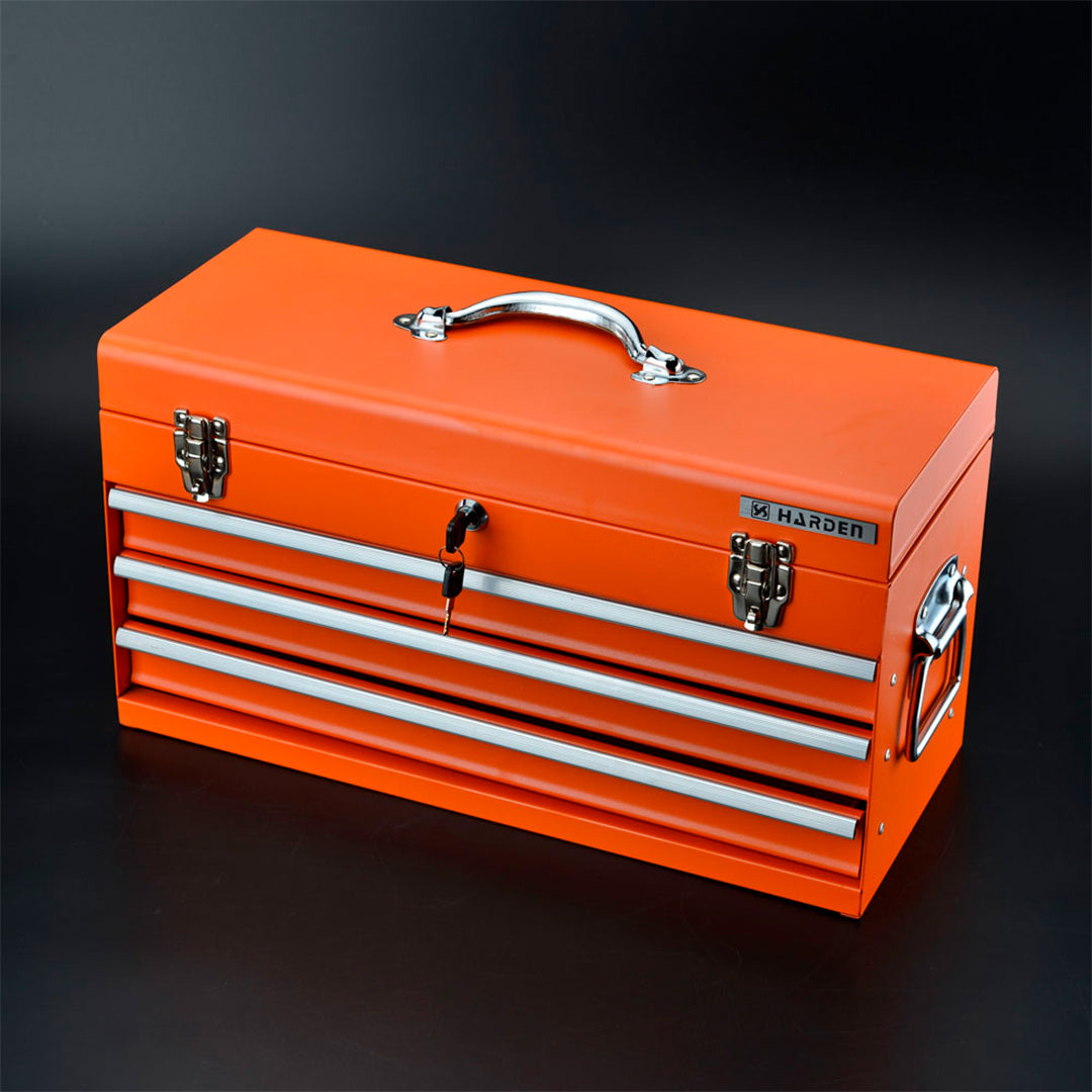 Caixa Organizadora HARDEN com 3 Gavetas – Estrutura Metálica Reforçada 510×220×325 mm