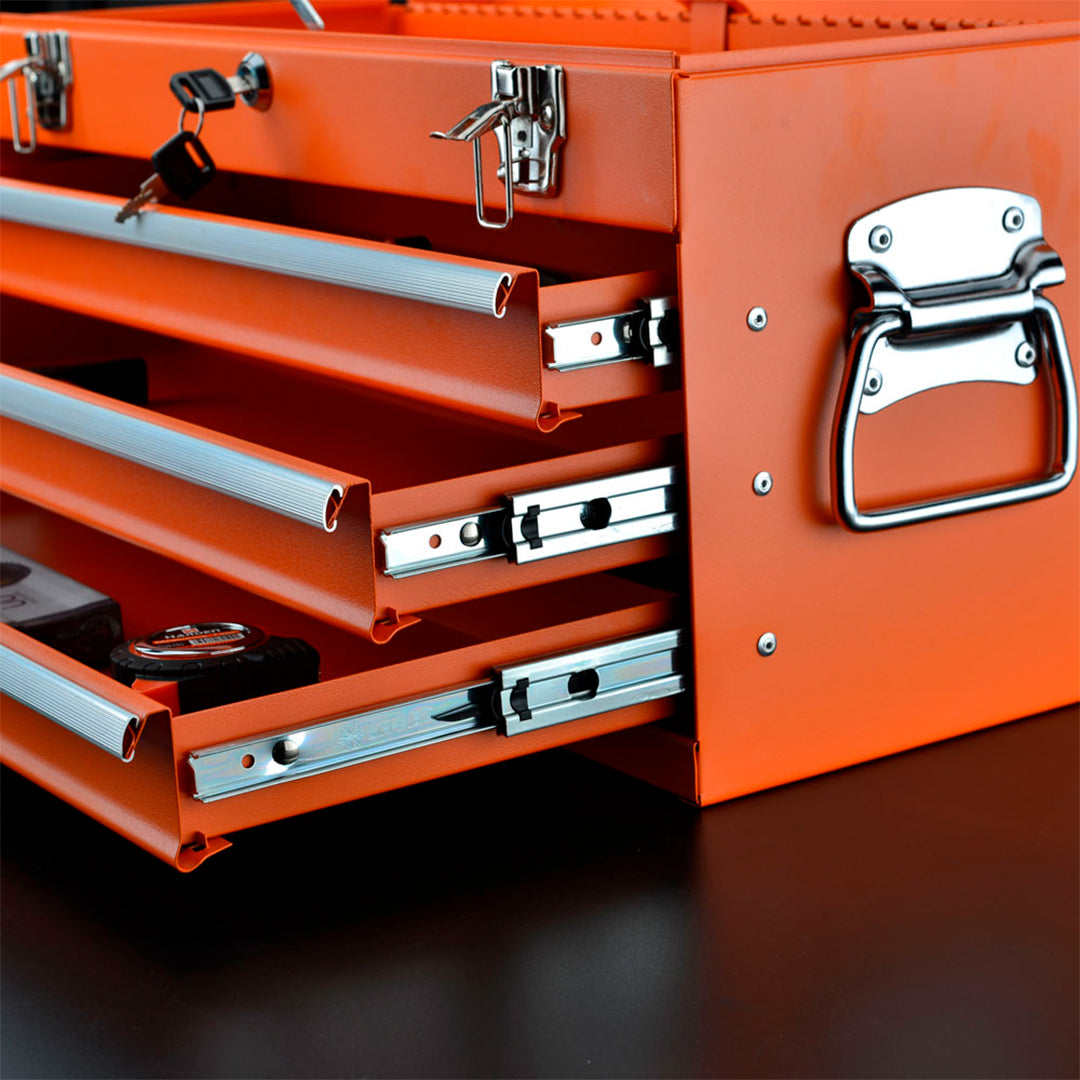 Caixa Organizadora HARDEN com 3 Gavetas – Estrutura Metálica Reforçada 510×220×325 mm