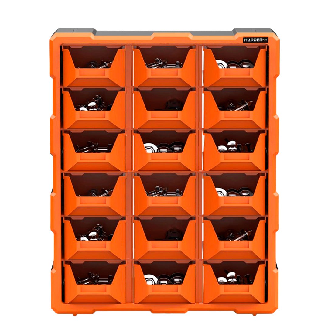 Torre Organizadora Modular em Polipropileno com 18 Gavetas