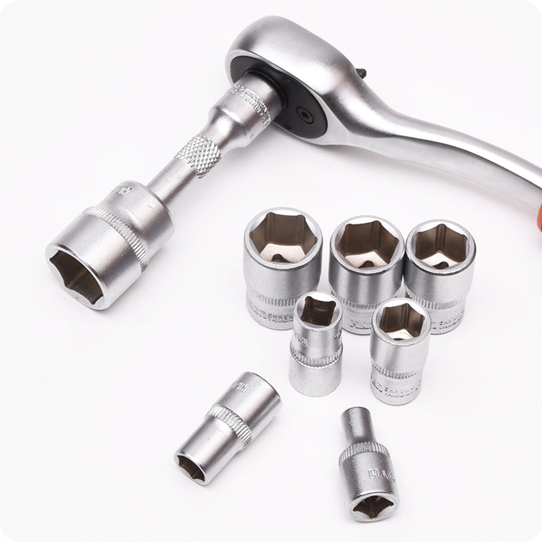 HARDEN Jogo de Soquetes 1/4" com 24 Peças para Manutenção e Reparos