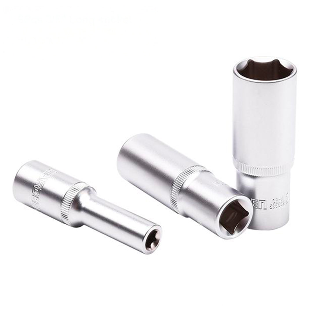 HARDEN Jogo de Soquetes 3/8" com 20 Peças – Aço de Alta Resistência e Chave Catraca Profissional