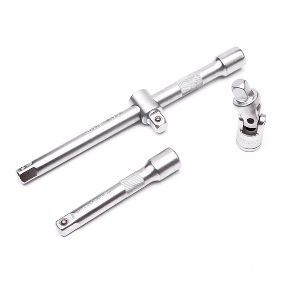 Jogo de Soquetes 1/2” com 23 Peças HARDEN – Completo para Oficinas e Reparos Profissionais