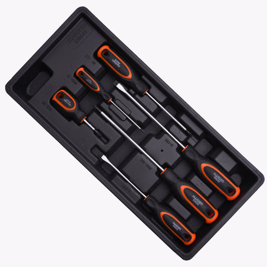 Jogo de Chaves de Fenda e Philips HARDEN 6 Peças – Aço Alta Resistência com Hastes de 38 a 150 mm