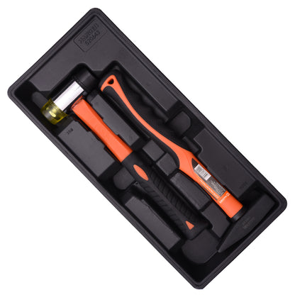 Kit Harden com 2 Martelos – Martelo de Pena + Malho 35 mm com Cabo em Fibra