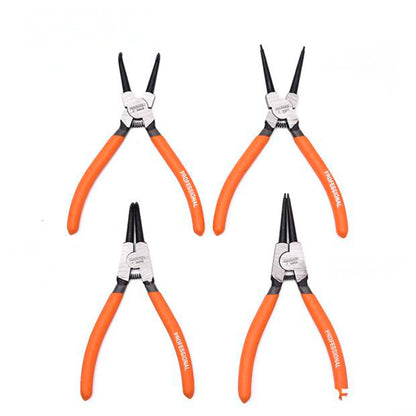 Jogo de Alicates para Anel de Trava 7" HARDEN – 4 Peças Interno e Externo