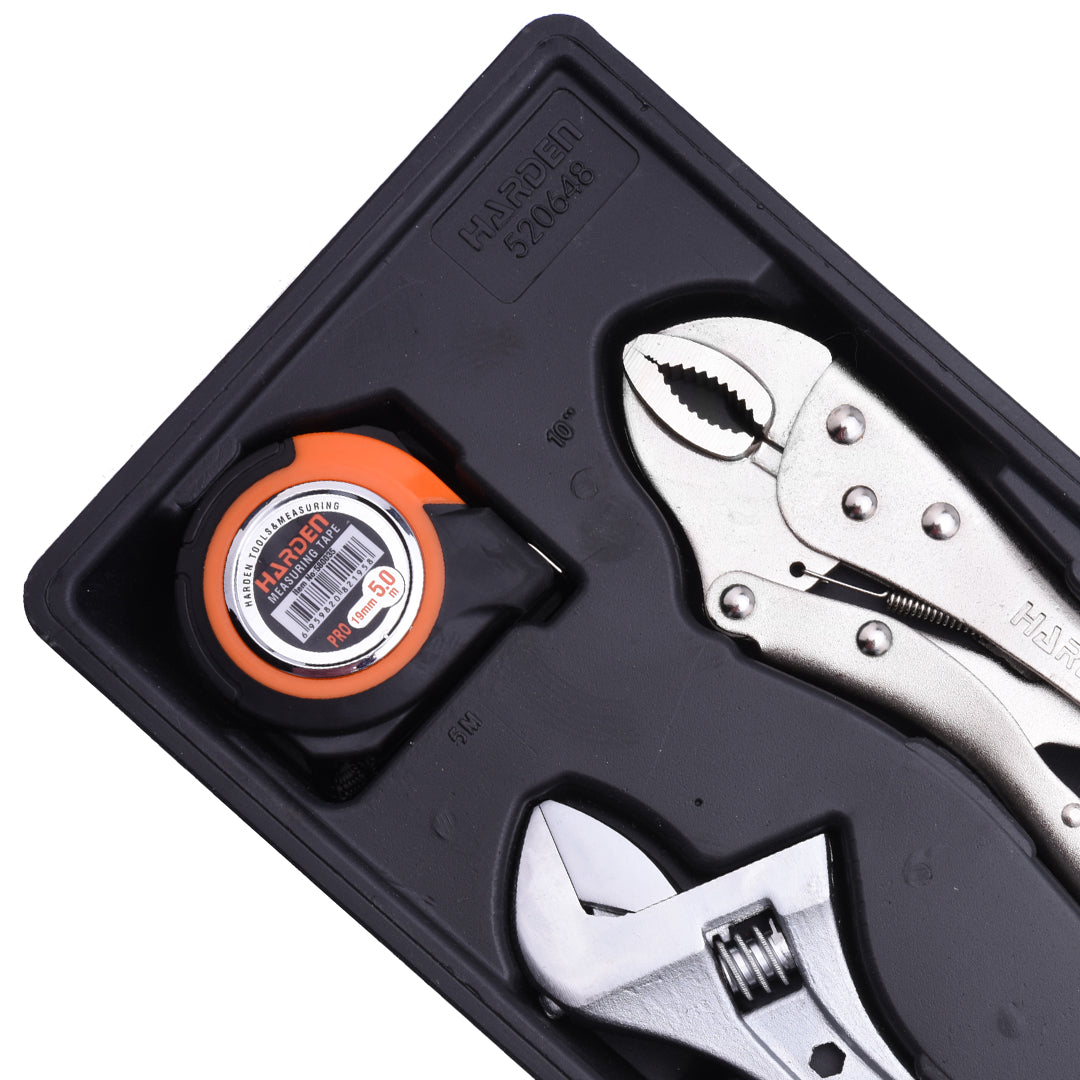 Conjunto HARDEN de Chave Faca e Alicate com 21 Peças – Completo para Reparos e Uso Geral