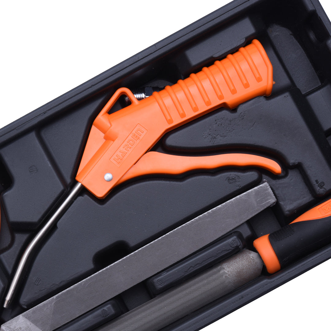 Kit Lima e Extrator de Parafusos 8 Peças Harden – Para Reparos, Ajustes e Remoções com Precisão