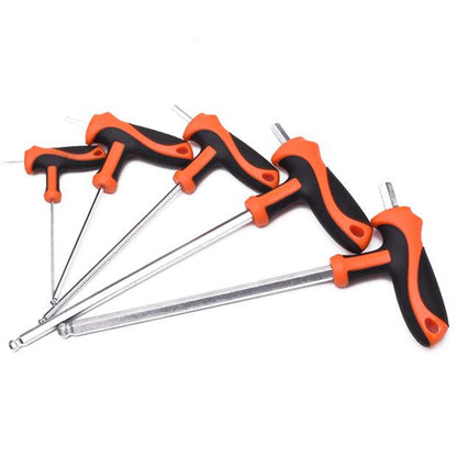 Jogo de Chaves Allen Tipo T HARDEN com 8 Peças – Aço Cromo-Vanádio de Alta Resistência