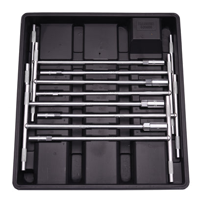 Jogo de Chaves T HARDEN com Soquetes – 8 Peças (6 mm a 14 mm)
