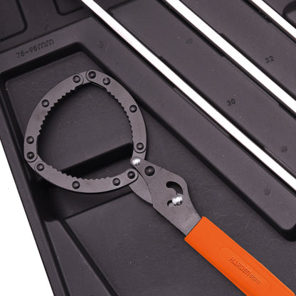 Jogo HARDEN 5 Peças – Chaves Combinadas, Espátula 50 mm e Chave para Filtro de Óleo