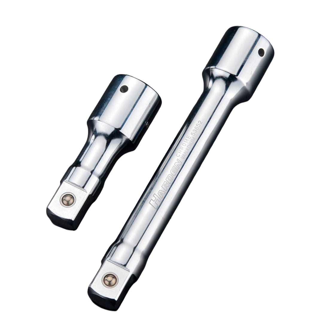 Barra de Extensão HARDEN 3/4" em Aço CrMo – Modelos 100 mm e 200 mm para Chaves de Impacto