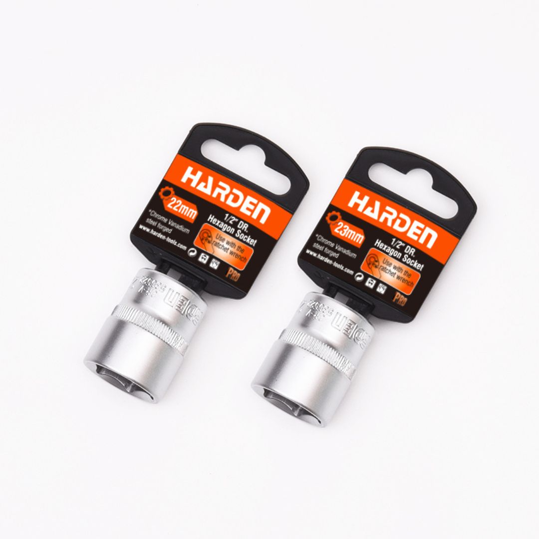 Soquete Sextavado 1/2" - Aço CR-V de Alta Resistência