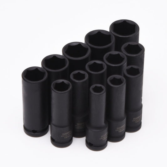 Soquete de Impacto Longo 1/2" - Aço CrMo Alta Resistência