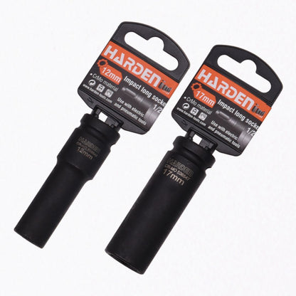 Soquete de Impacto Longo 1/2" - Aço CrMo Alta Resistência