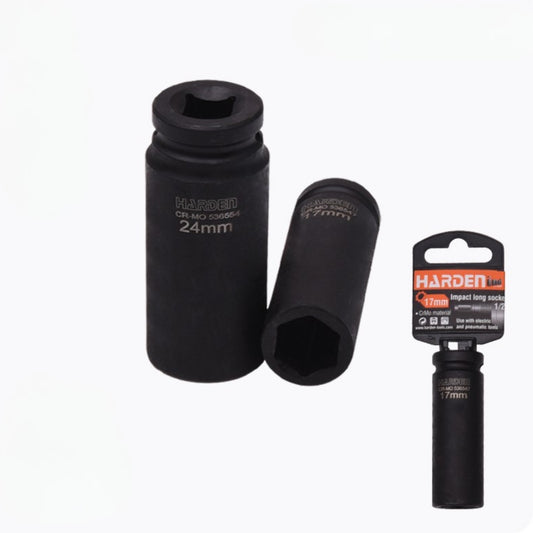 Soquete de Impacto Longo 1/2" em Aço CrMo