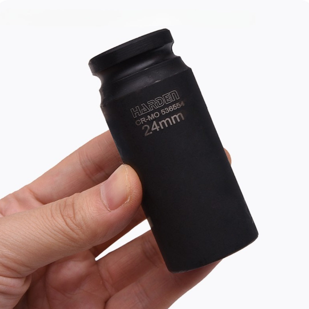 Soquete de Impacto Longo 1/2" em Aço CrMo