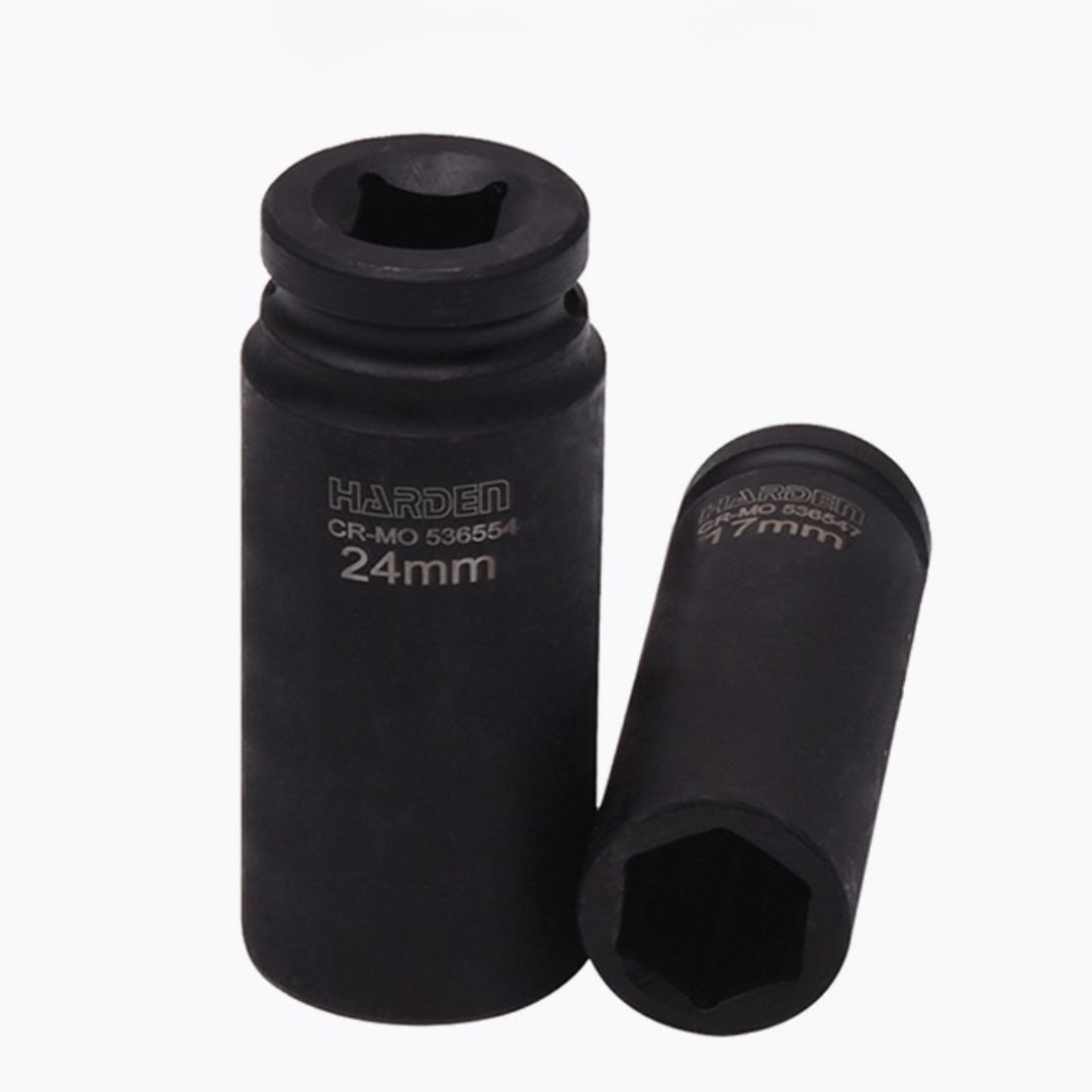 Soquete de Impacto Longo 1/2" em Aço CrMo