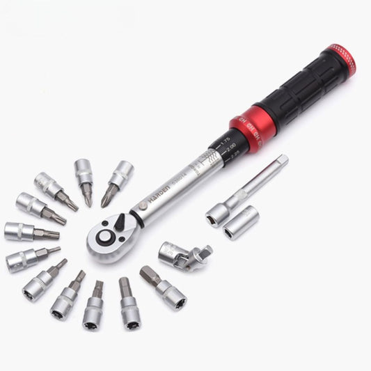 Jogo de Chave de Torque 1/4" 13 Peças 5-25 Nm - Precisão
