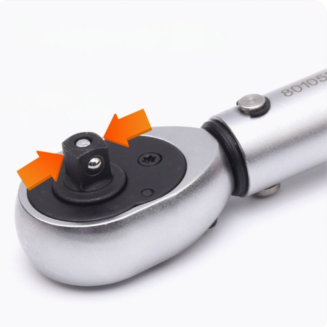 Jogo de Chave de Torque 1/4" 13 Peças 5-25 Nm - Precisão