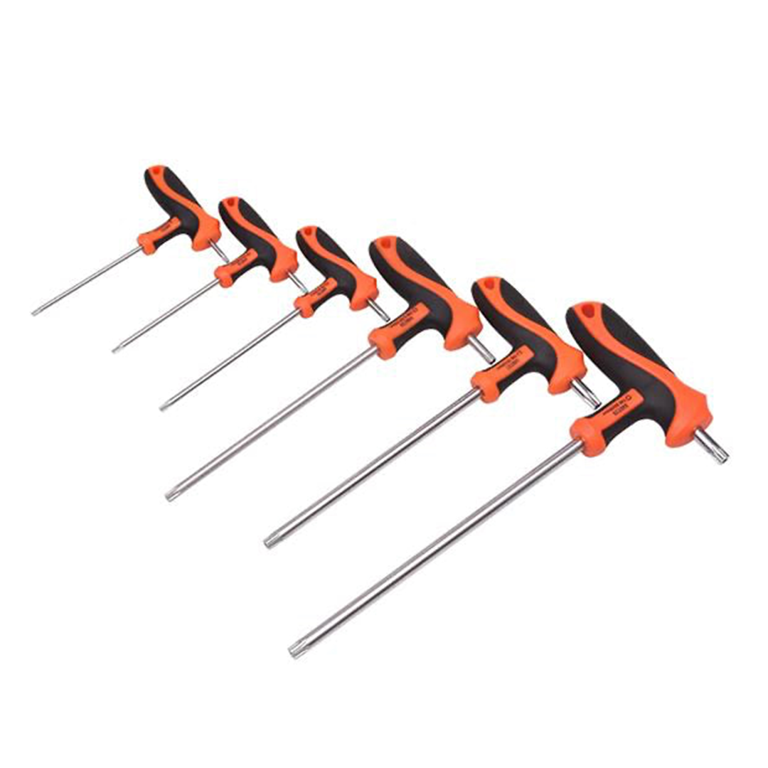 Chaves Torx tipo T T10 a T50 com Cabo em T para Alto Torque