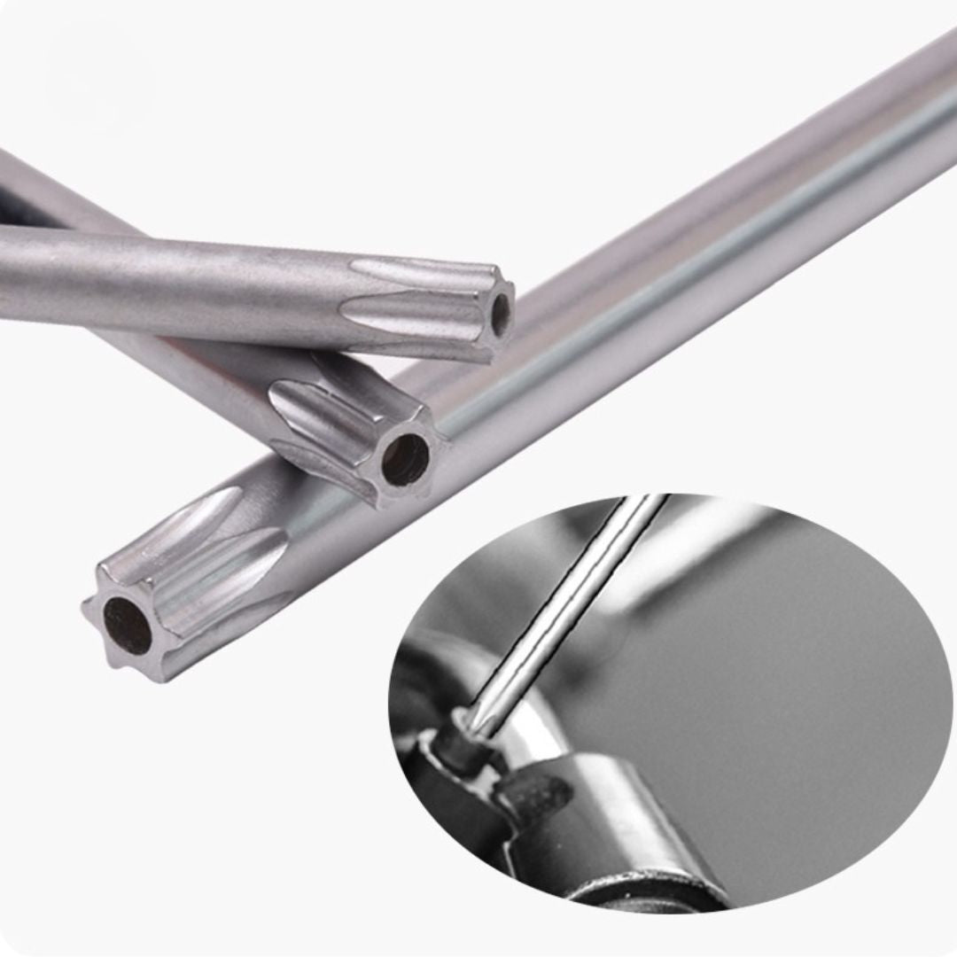 Chaves Torx tipo T T10 a T50 com Cabo em T para Alto Torque