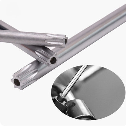 Chaves Torx tipo T T10 a T50 com Cabo em T para Alto Torque