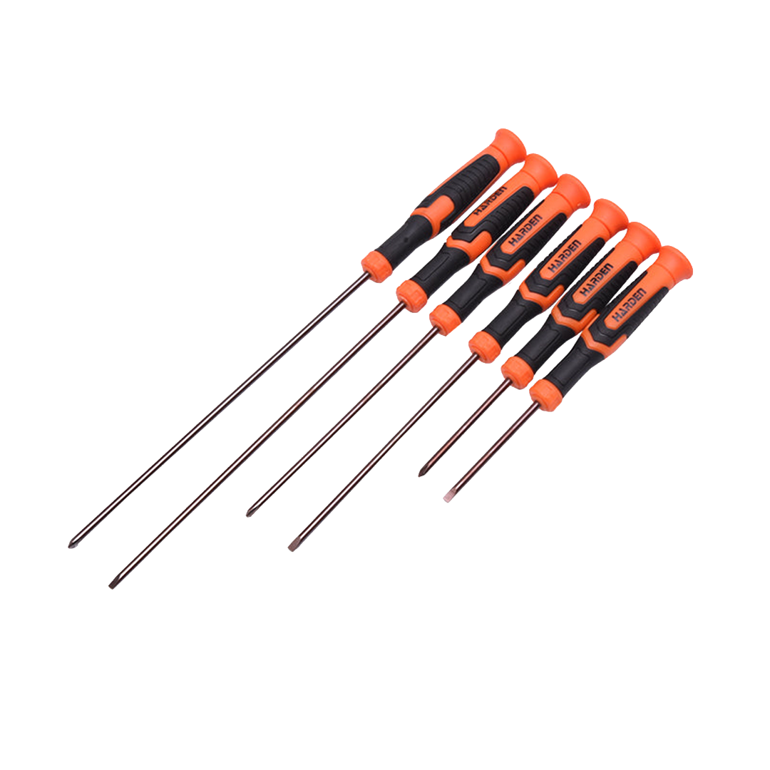 Kit de Chaves de Precisão com Cabo de Plástico - 6 peças