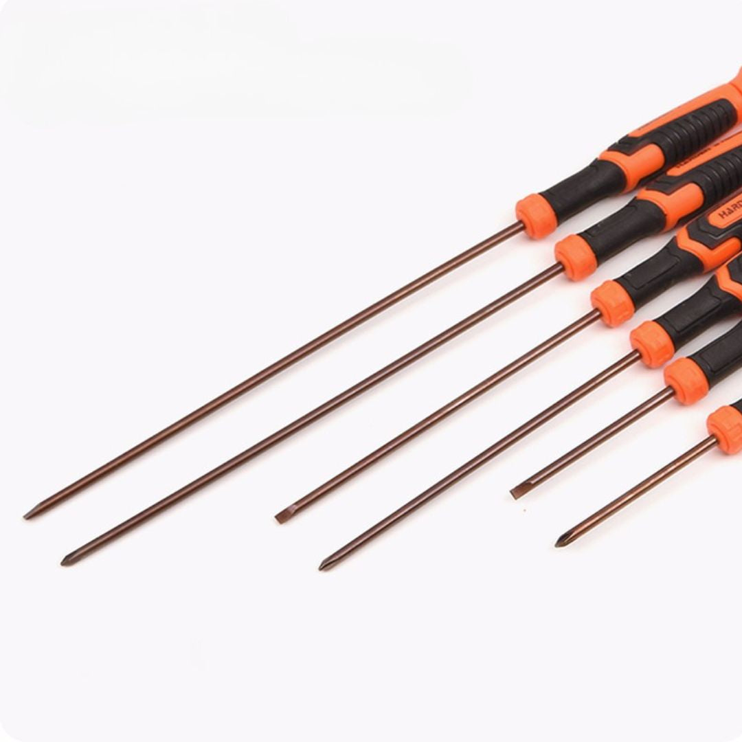 Kit de Chaves de Precisão com Cabo de Plástico - 6 peças