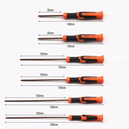 Kit de Chaves de Precisão com Cabo de Plástico - 6 peças