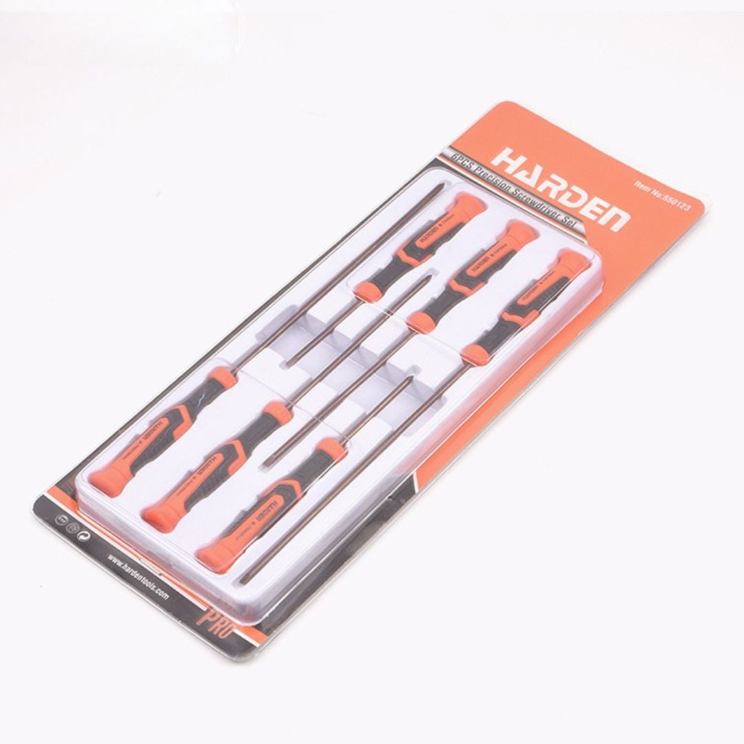 Kit de Chaves de Precisão com Cabo de Plástico - 6 peças