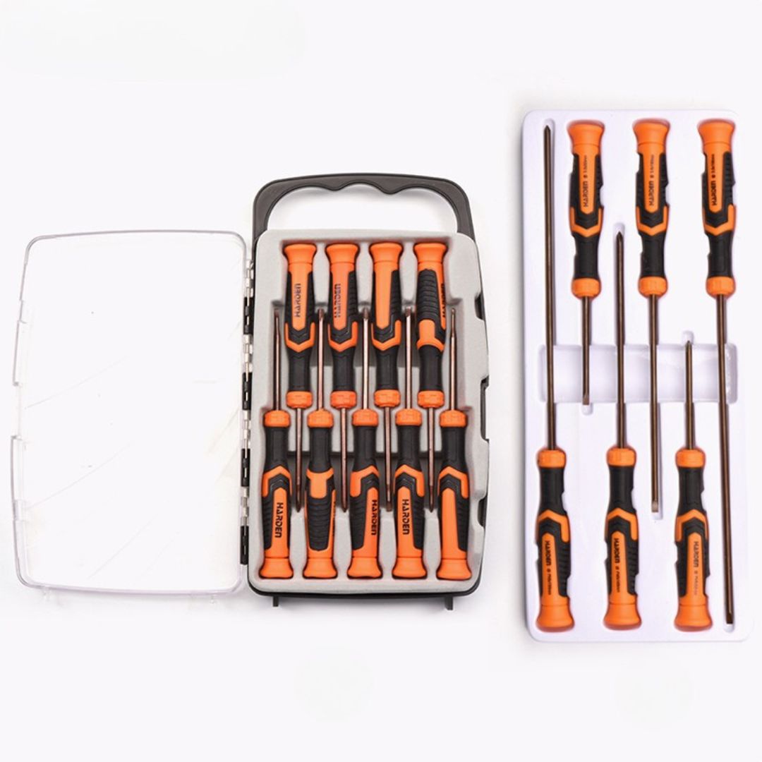 Kit de Chaves de Precisão com Cabo de Plástico - 6 peças