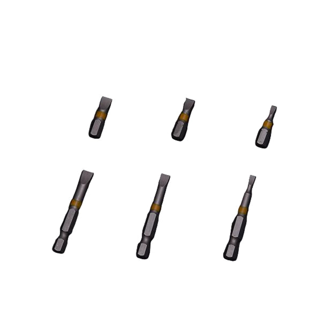 Kits de Bits Fenda SL e - Aço S2 Alta Dureza HRC58-62