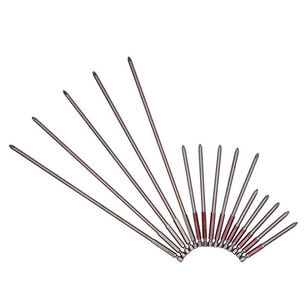 Conjunto de 10 Pontas de Chave de Fenda PH2x100mm