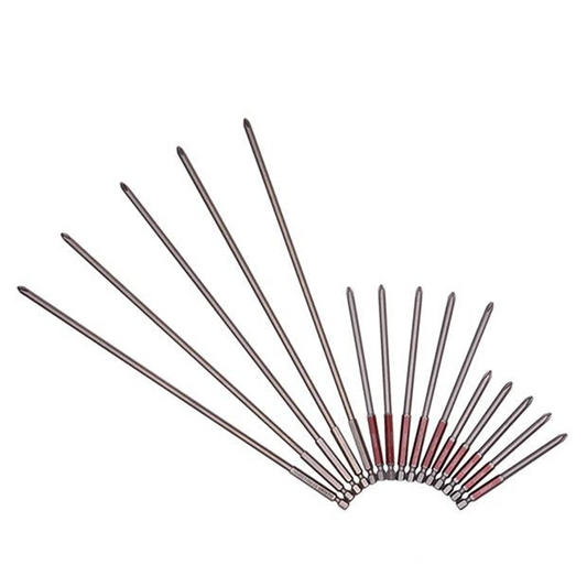 Jogo de Bits Phillips PH2 x com 10 Peças em Aço S2