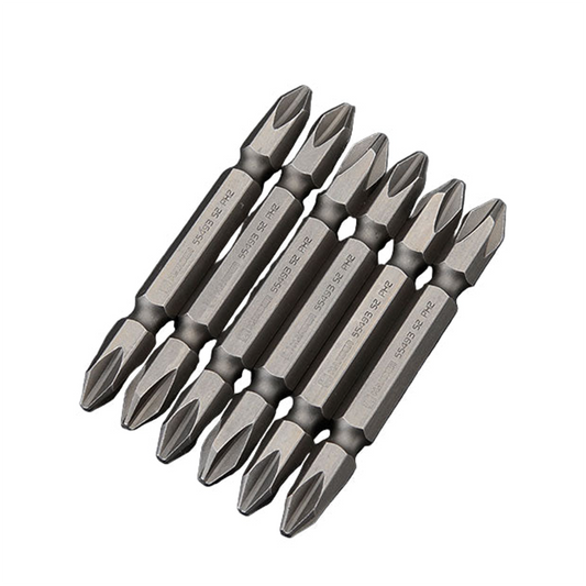 Kit com 10 Pontas PH2 - 1/4" em Aço S2