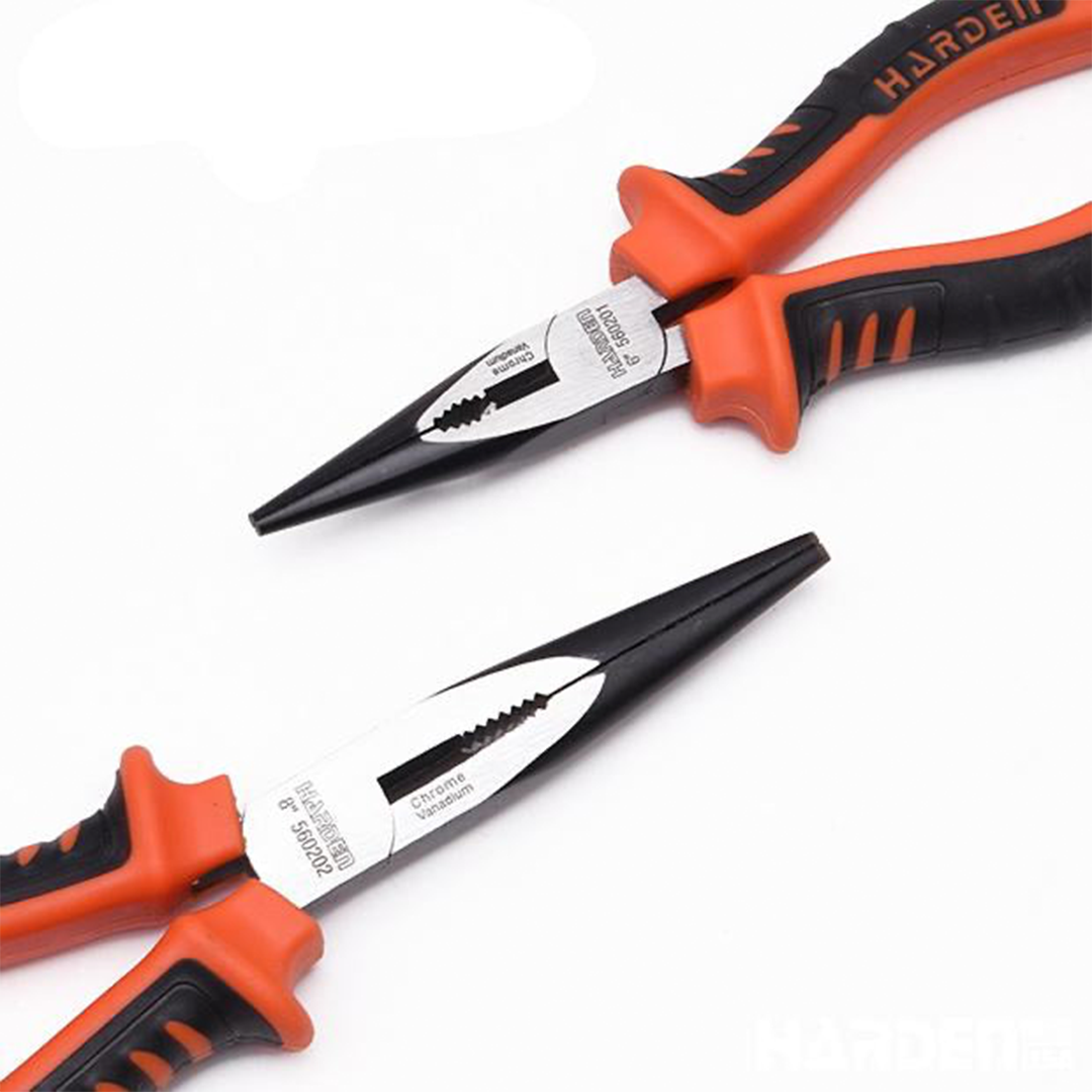 Alicate Bico Meia Cana 6" e 8" - Cabo Ergonômico TPR e Aço