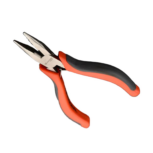 Alicate de Bico Longo Mini 45 em Aço Carbono com Cabo
