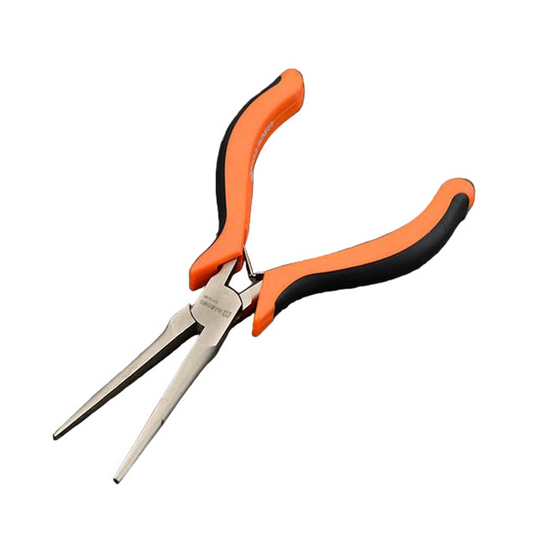 Alicate de Bico Longo Alongado Mini 45 em Aço Carbono