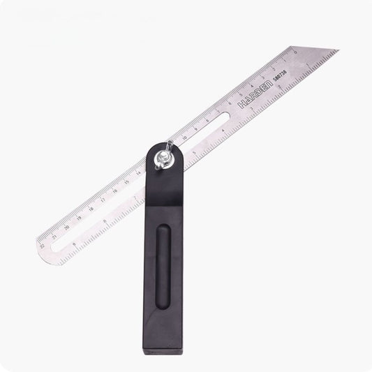 Régua de Ângulo Ajustável 10" em Aço Inoxidável com Cabo