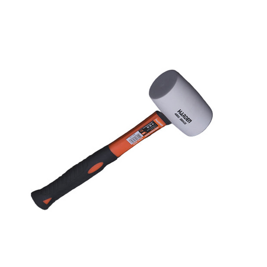 Martelo de Borracha Branca 225 g 450 g 680 g com Cabo em