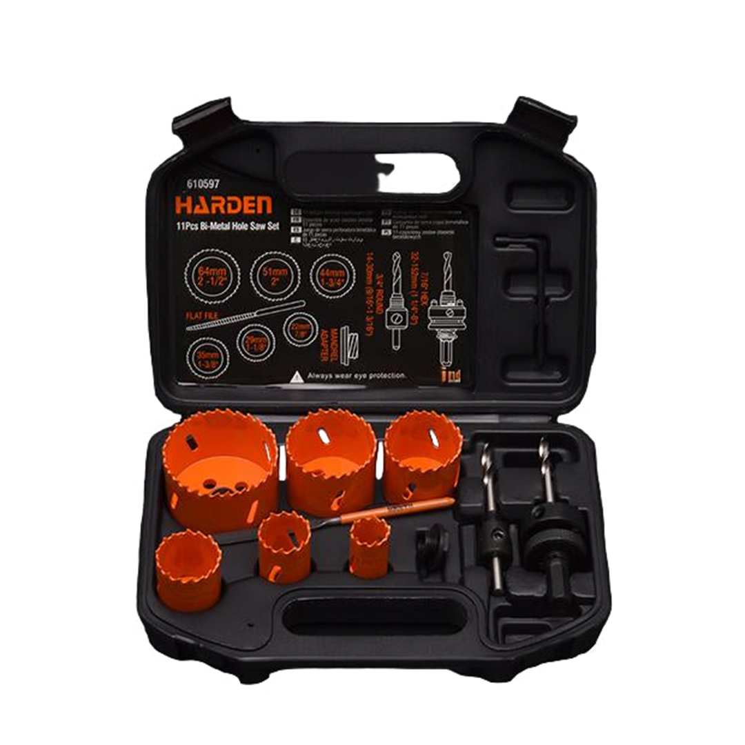 Conjunto de Serra Copo Bi-Metal 11 Peças